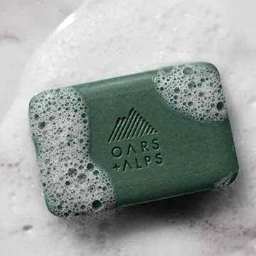 Oars + Alps Peppermint Charcoal Exfoliating Men's Soap