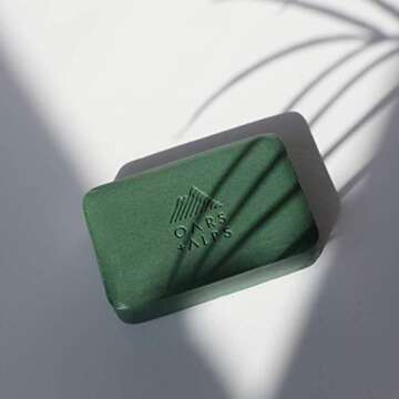 Oars + Alps Peppermint Charcoal Exfoliating Men's Soap