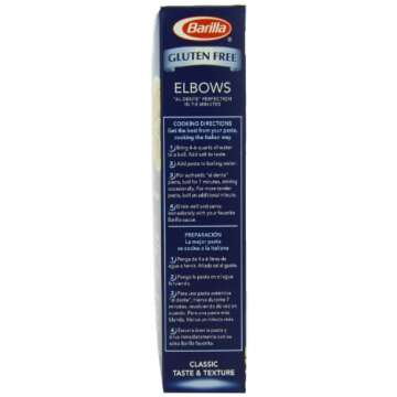 Barilla Gluten Free Pasta, Elbows, 12 Ounce (Pack of 12)