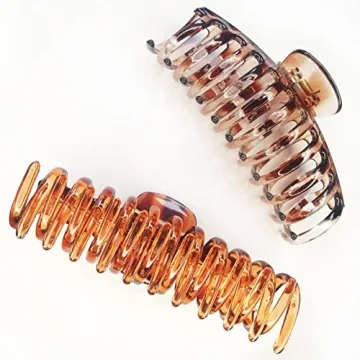 Accglory 5.5 Inch Jumbo Claw Clips for Thick Hair