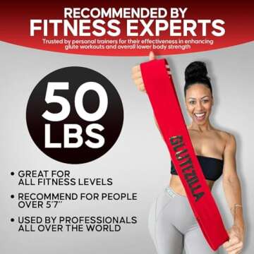 The X Bands Glute Bands - Booty Bands for Working Out - Workout Bands Resistance for Women & Men - Long Resistance Bands for Fitness & Stretching - Extra Strength Hip Thrust Thigh Bands for Workout