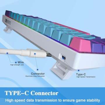 BOYI RGB Mechanical Gaming Keyboard with Cherry MX Switches