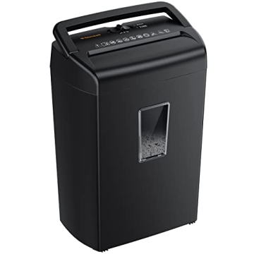 Bonsaii 10-Sheet Cross Cut Paper Shredder for Home Office (C209-D)