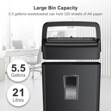 Bonsaii 10-Sheet Heavy Duty Cross Cut Shredder