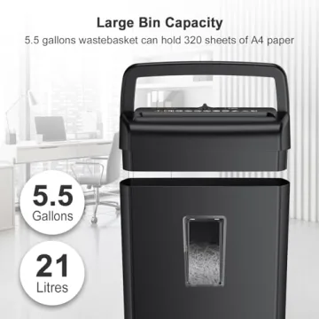 Bonsaii 10-Sheet Heavy Duty Cross Cut Shredder