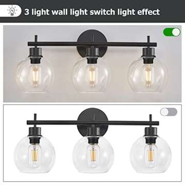 Seteline 3 Light Vanity Lights - Stylish & Versatile Lighting