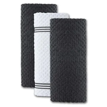 Premium 100% Cotton Kitchen Towels Pack of 3