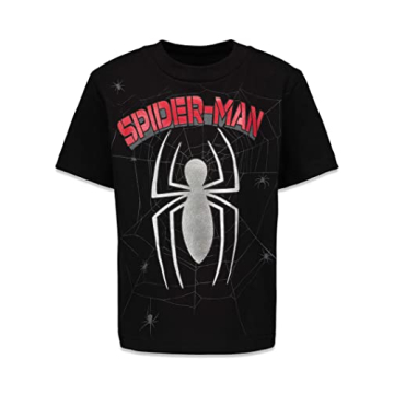 Marvel Spider-Man Boys 4 Pack T-Shirts for Ages 6