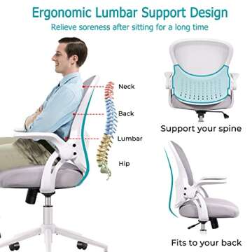 Affordable Ergonomic Office Chair with Adjustable Features