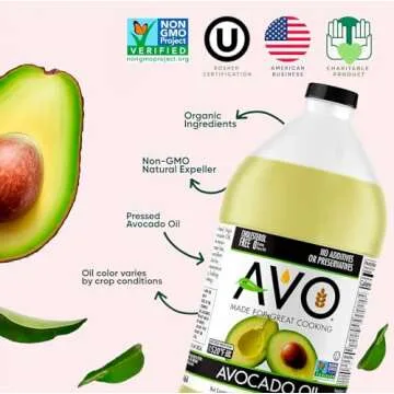 AVO Organic Avocado Oil - Versatile Cooking Companion