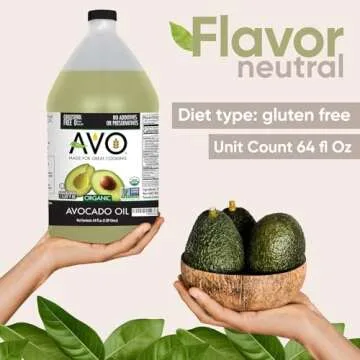 AVO Organic Avocado Oil - Versatile Cooking Companion