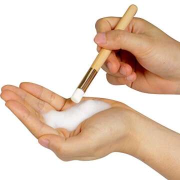 2 in 1 Eyelash Extension Shampoo & Mascara Remover/LONRIS Eyelid Foaming Cleanser/Extensions and Natural Lashes Safe Foam/False Eyelashes Makeup Wash/Paraben & Sulfate Free/Personal and Salon Use 50ml