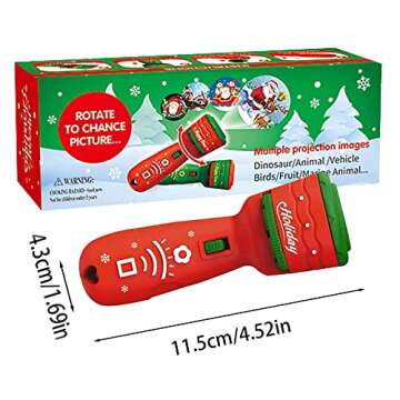 iSkelter Christmas Flashlight Projector for Kids