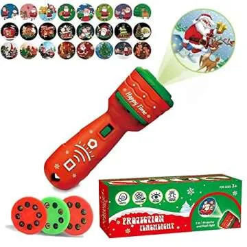 iSkelter Christmas Flashlight Projector for Kids