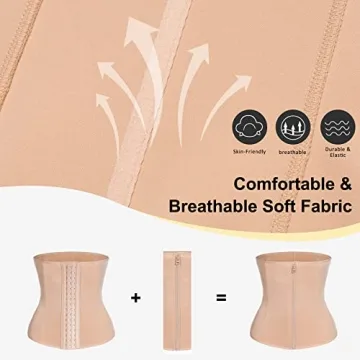 URSEXYLY Women Waist Trainer Corset Comfortable Shapewear