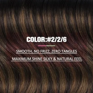 YoungSee 18 Inch Brown Balayage Tape in Extensions for Women