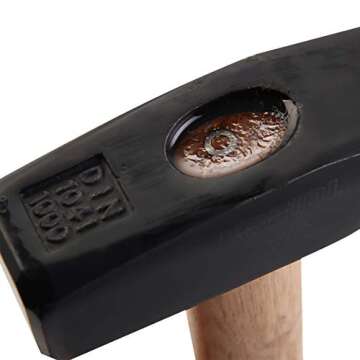 KSEIBI Engineers Machinist Blacksmith Strike Club Hammer (Wood Handle, 4.40 lb / 2000 grams)