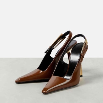 THESHY Slingback Stiletto Heels for Women in Brown