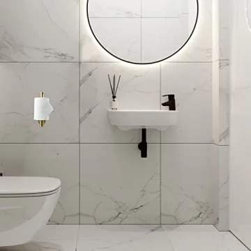 Toilet Paper Holder Self Adhesive, Eolax Toilet Roll Holder no Drilling for Bathroom Washroom, Tissue Roll Holders Wall Mount, 304 Stainless Steel (Gold)