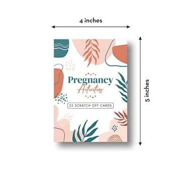 Astralux 35 Fun Scratch Off Activities to do While Pregnant - Create Everlasting Memories of Your Pregnancy - Unique Gift for Expecting Mom
