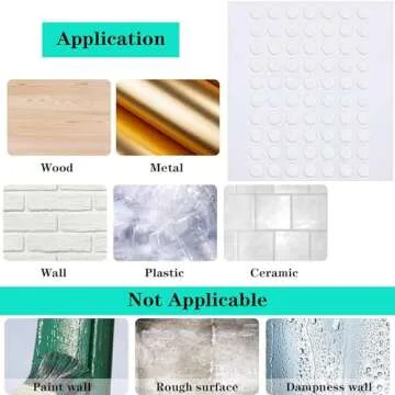 JANYUN 560Pcs Double Sided Sticky Clear Dots Stickers Removable Round Putty Sticky Tack No Trace Sticky Putty Waterproof Small Stickers for Festival Decoration (6mm, 560)
