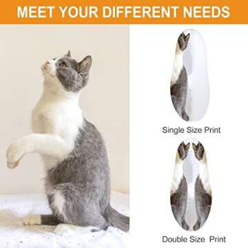 Custom Photo Pillow, Personalized Pet Pillow for Christmas, Thanksgiving, Valentine’s Day, Halloween - Lovely Dog Cat Memorial Gift (Double Side 12 inch)