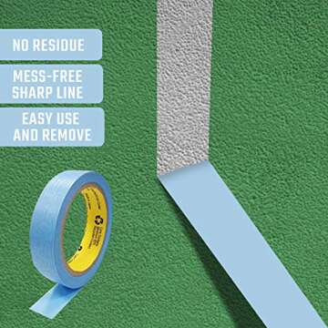 Blue Painters Tape Washi Paper Multi Pack for Crafting