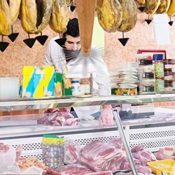 4 Pack Fly Fan for Tables Portable Fly Fan Keep for Your Food Clean Meal Table Fly Fan for Outdoor Indoor Picnic Dinner Classroom(Wood Grain)