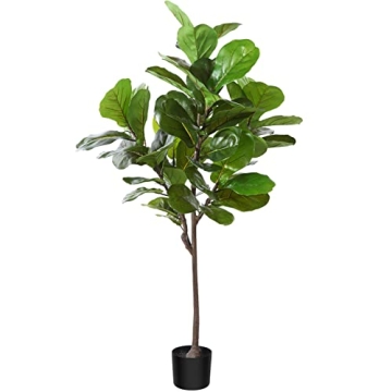 CROSOFMI 50 Inch Fiddle Leaf Fig Tree for Stunning Decor