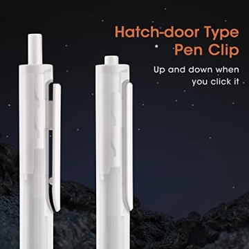 WRITECH 0.5mm No Smear Gel Pens for Smooth Writing