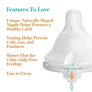 Evenflo Wide Neck Baby Bottles for Comfort Feeding