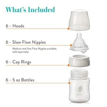 Evenflo Wide Neck Baby Bottles for Comfort Feeding