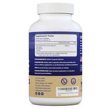 Zen Principle Grass Fed Beef Bone Marrow Supplement - 3300mg for Skin, Oral Health, and Joint Suppor...