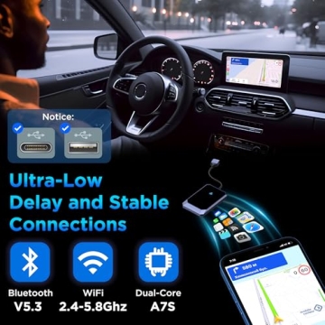 Wireless Android Auto Adapter for Factory Wired Cars
