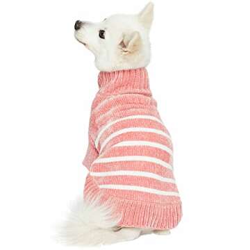 Blueberry Pet Cozy Striped Dog Sweater - Award Winning