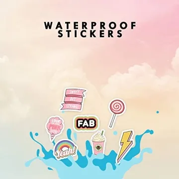 60 Stickers Pack | Cute Waterproof Stickers for Teens