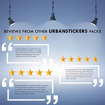 60 Stickers Pack | Cute Waterproof Stickers for Teens