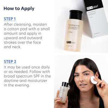 PCA SKIN Hydrating Toner, Moisturizing Facial Toner, Deeply Hydrates Without Clogging Pores, 7.0 fl oz Pump