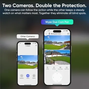 WYZE Duo Cam 2K Pan/Tilt Smart Security Camera