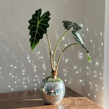 Filtrum Home Disco Ball Planter - Self-Watering Hanging Pot