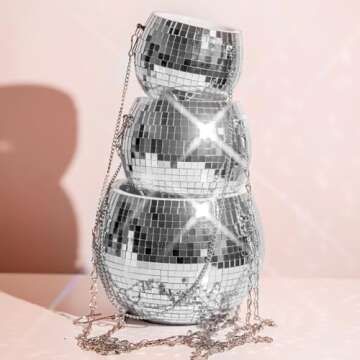 Filtrum Home Disco Ball Planter - Self-Watering Hanging Pot