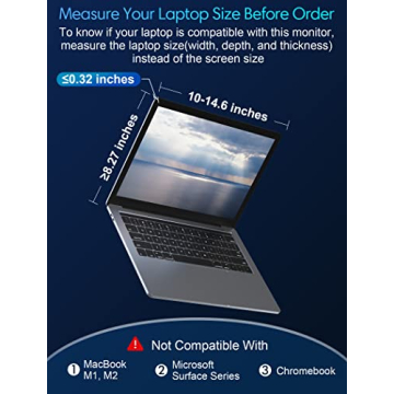 FOPO 12" Triple Monitor Extender for Ultimate Productivity