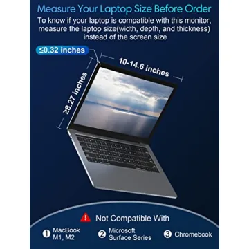 FOPO 12" Triple Monitor Extender for Ultimate Productivity