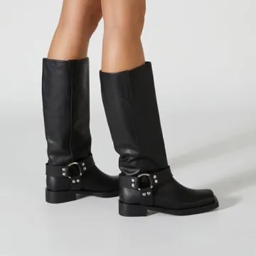 FIFSY Women's Slip On Knee High Boots for Every Occasion