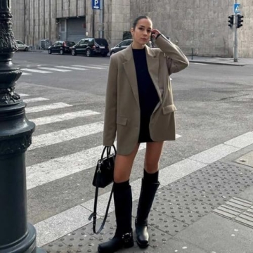 FIFSY Women's Slip On Knee High Boots for Every Occasion