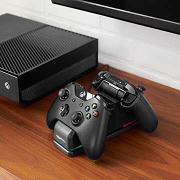 Amazon Basics Xbox Dual Charging Station - Fast & Efficient