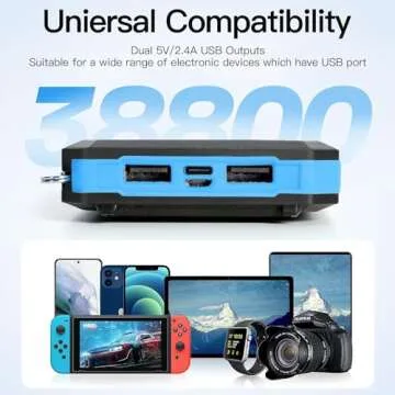 High Capacity Solar Charger Power Bank for Travel