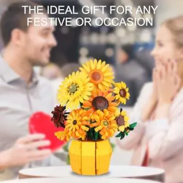 Xixikocol Sunflower Building Blocks Set for Art Lovers