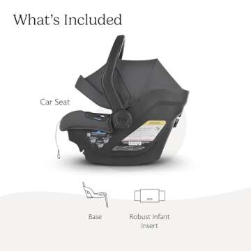 UPPAbaby Mesa Max Infant Car Seat/Base with Load Leg and Robust Infant Insert Included/Innovative Sa...