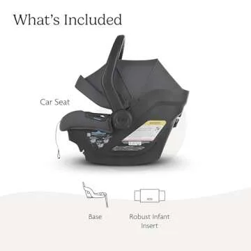 UPPAbaby Mesa Max Infant Car Seat/Base with Load Leg and Robust Infant Insert Included/Innovative Sa...